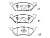 Brake Pad Set:05019805AA