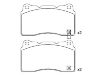 剎車片 Brake Pad Set:89047725