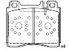 Bremsbelagsatz, Scheibenbremse Brake Pad Set:002 420 12 20