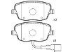 Bremsbelagsatz, Scheibenbremse Brake Pad Set:6Q0 698 151 C