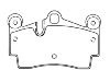 тормозная кладка Brake Pad Set:955 352 939 00