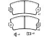 Bremsbelagsatz, Scheibenbremse Brake Pad Set:60 00 039 184