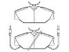 Bremsbelagsatz, Scheibenbremse Brake Pad Set:77 01 202 289