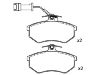 Brake Pad Set:853 698 151 E