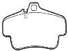 Bremsbelagsatz, Scheibenbremse Brake Pad Set:996 351 939 15