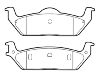 Bremsbelagsatz, Scheibenbremse Brake Pad Set:4L3Z-2200-AB