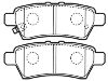 Bremsbelagsatz, Scheibenbremse Brake Pad Set:44060-EA090