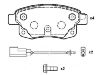 Bremsbelagsatz, Scheibenbremse Brake Pad Set:6C11-2M008-AC