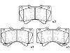 Pastillas de freno Brake Pad Set:04465-60280