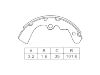 Brake Shoe Set:D1060-G0300